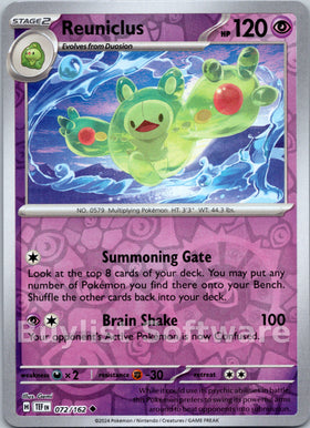 Reuniclus [072/162] [Temporal Forces] Reverse Holofoil