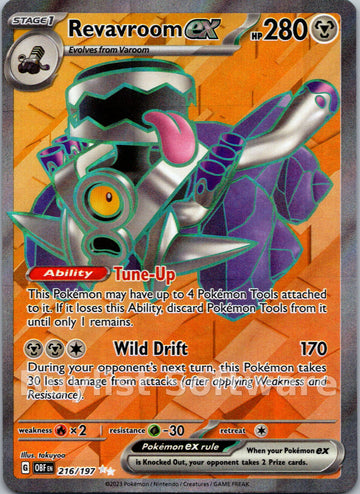 Revavroom ex [216/197] [Obsidian Flames] Holofoil