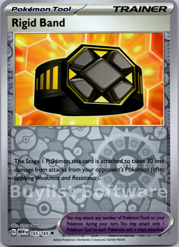 Rigid Band [165/165] [Scarlet & Violet 151] Reverse Holofoil