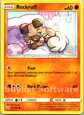 Rockruff [123/236] [Cosmic Eclipse]