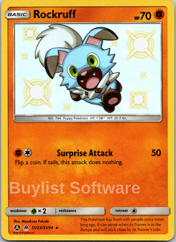 Rockruff [SV23/SV94] [Hidden Fates: Shiny Vault] Holofoil