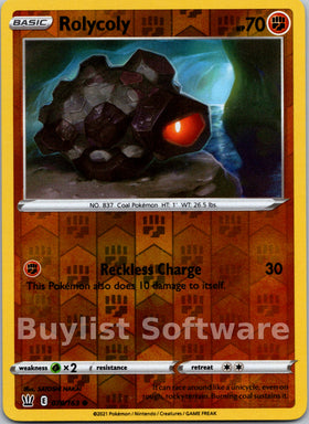 Rolycoly [078/163] [Battle Styles] Reverse Holofoil