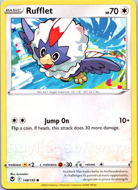 Rufflet [148/195] [Silver Tempest]