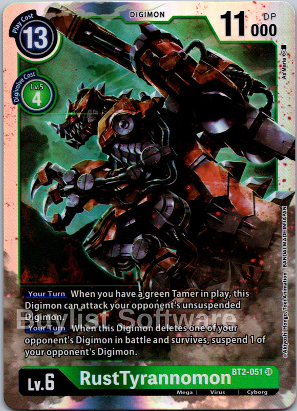 RustTyrannomon [BT2-051] [Release Special Booster 1.0] Foil
