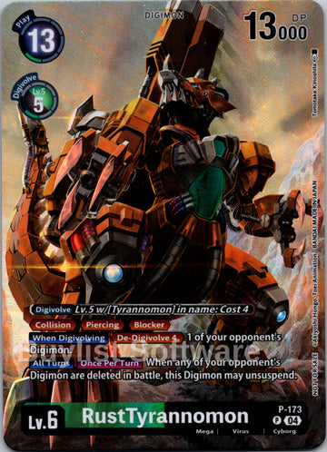 RustTyrannomon (Update Pack 2025) [P-173] [Release Special Booster 2.5] Foil