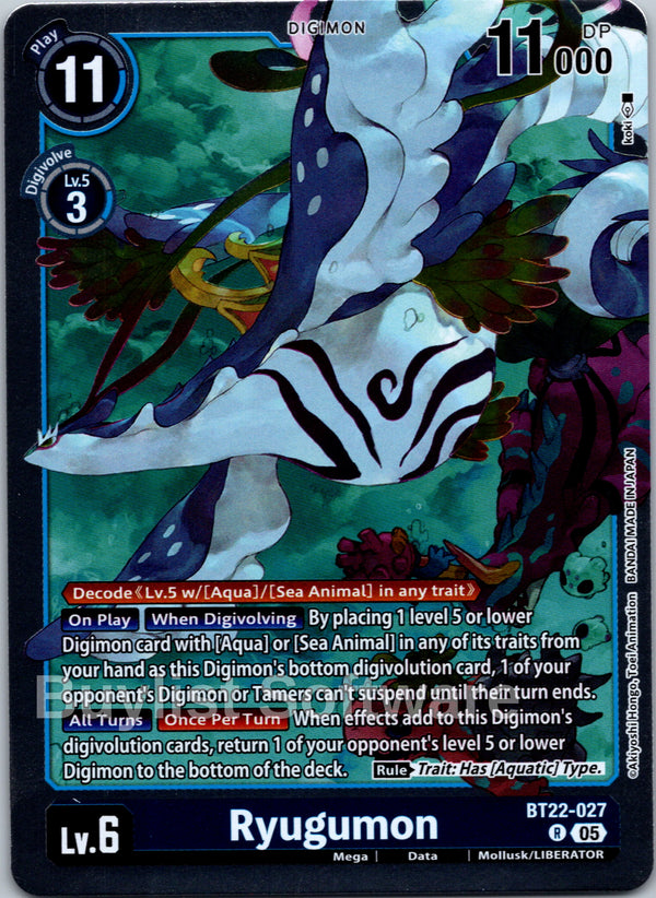 Ryugumon [BT22-027] [Cyber Eden] Foil