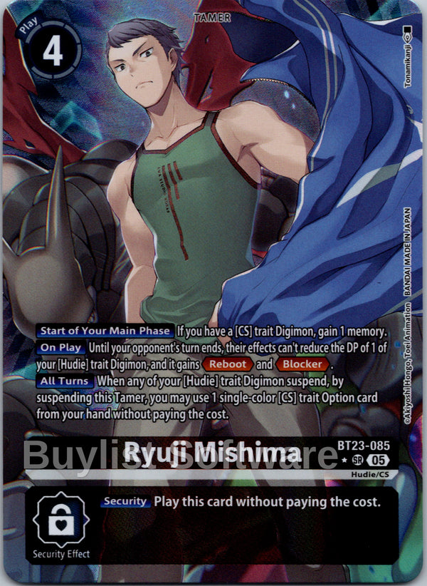 Ryuji Mishima (Alternate Art) [BT23-085] [Hackers' Slumber] Foil