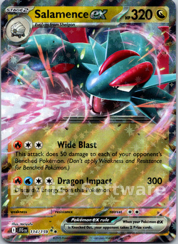 Salamence ex [114/159] [Journey Together] Holofoil