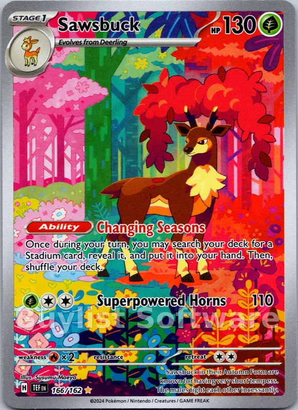 Sawsbuck [166/162] [Temporal Forces] Holofoil