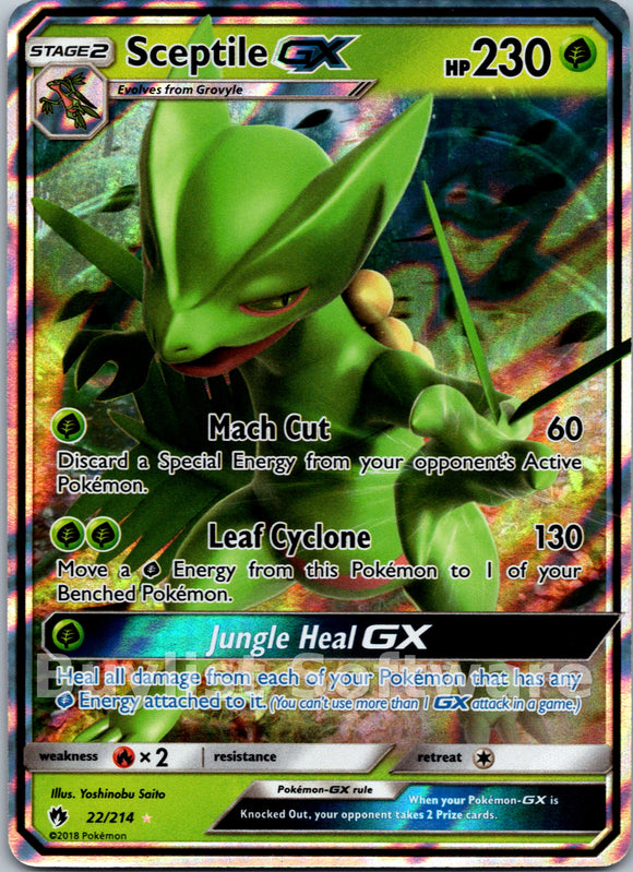 Sceptile GX [22/214] [Lost Thunder] Holofoil