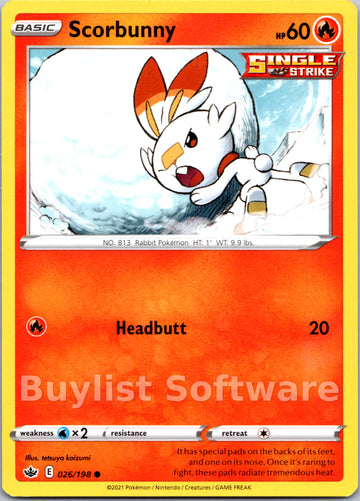 Scorbunny [026/198] [Chilling Reign]