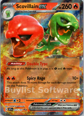 Scovillain ex [037/191] [Surging Sparks] Holofoil