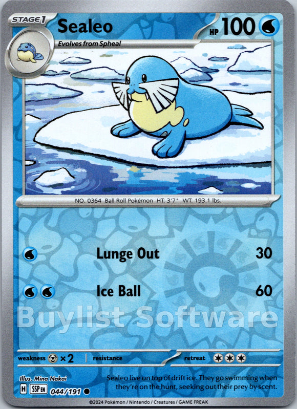 Sealeo [044/191] [Surging Sparks] Reverse Holofoil