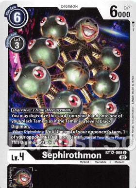 Sephirothmon [BT12-065] [Across Time]