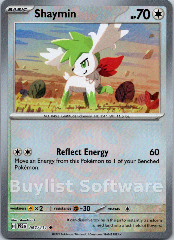 Shaymin (Master Ball Pattern) [087/131] [Prismatic Evolutions] Holofoil