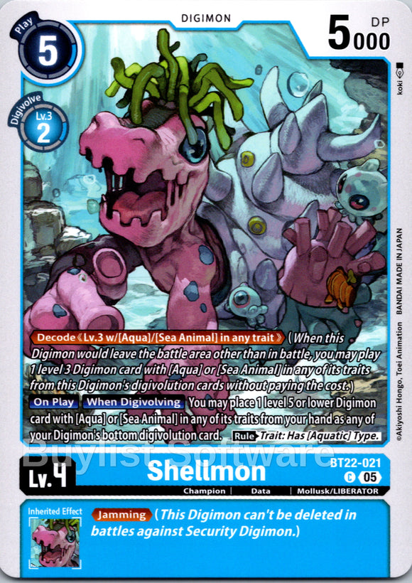 Shellmon [BT22-021] [Cyber Eden]
