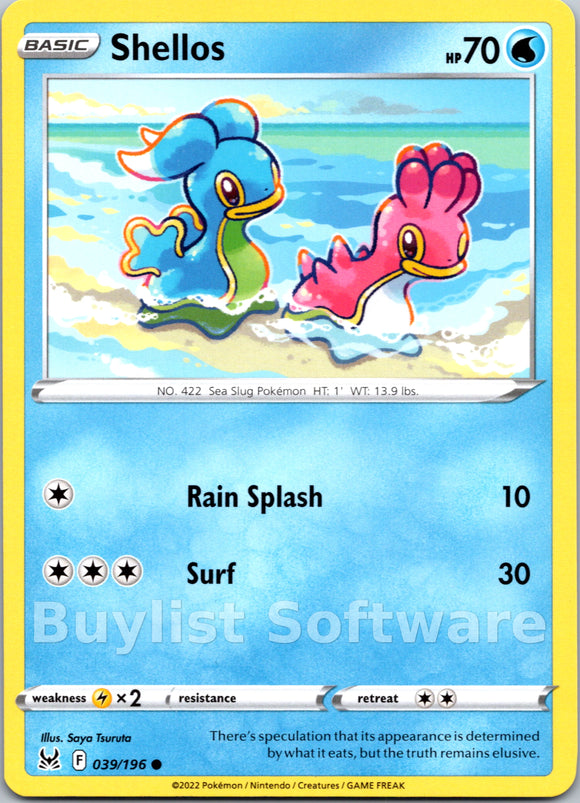 Shellos [039/196] [Lost Origin]