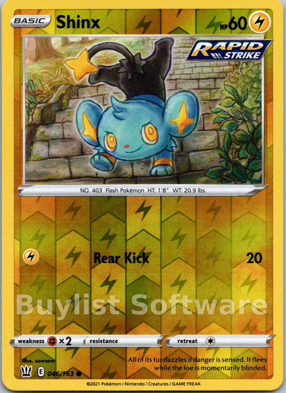Shinx [046/163] [Battle Styles] Reverse Holofoil