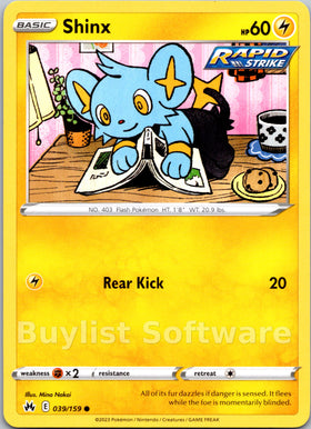Shinx [039/159] [Crown Zenith]