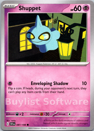Shuppet [087/198] [Scarlet & Violet Base Set]