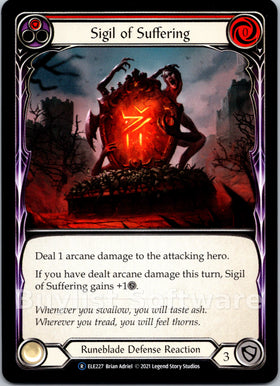 Sigil of Suffering (Red) [ELE227] [Tales of Aria] Unlimited Edition Normal