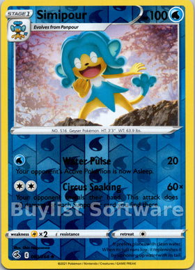 Simipour [069/264] [Fusion Strike] Reverse Holofoil