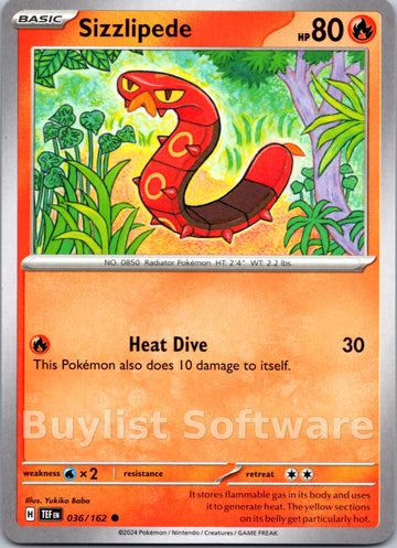 Sizzlipede [036/162] [Temporal Forces]