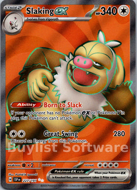 Slaking ex [227/191] [Surging Sparks] Holofoil