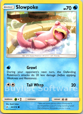 Slowpoke [42/214] [Unbroken Bonds]