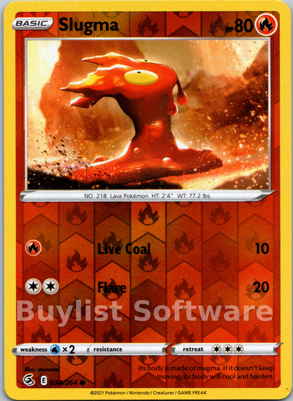 Slugma [034/264] [Fusion Strike] Reverse Holofoil