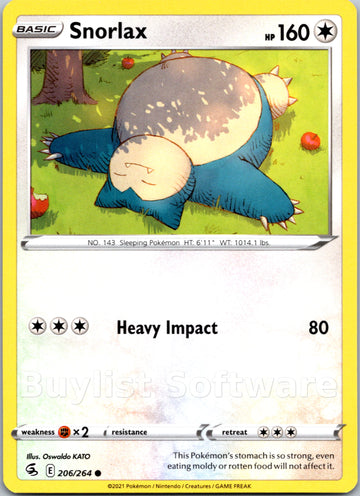 Snorlax [206/264] [Fusion Strike]