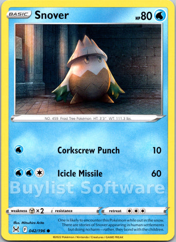 Snover [042/196] [Lost Origin]