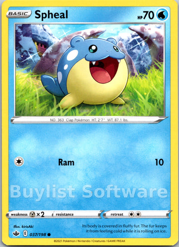 Spheal [037/198] [Chilling Reign]