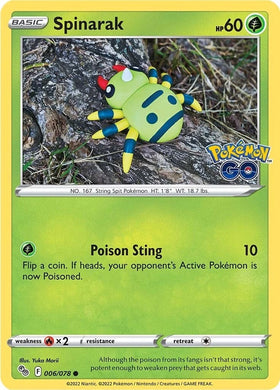 Spinarak [006/078] [Pokemon GO]