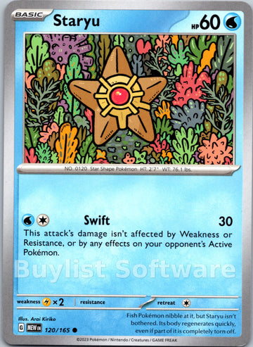 Staryu [120/165] [Scarlet & Violet 151]