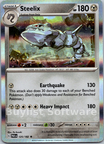 Steelix [125/182] [Paradox Rift] Holofoil