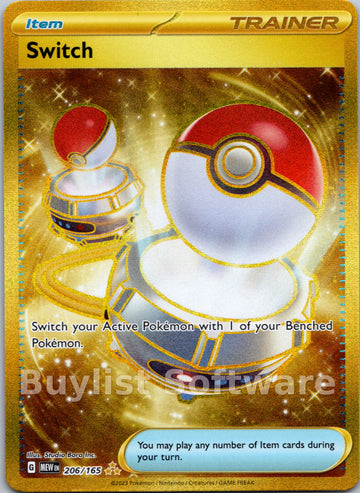Switch [206/165] [Scarlet & Violet 151] Holofoil