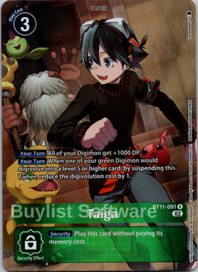 Taiga (Alternate Art) [BT11-091] [Dimensional Phase] Foil