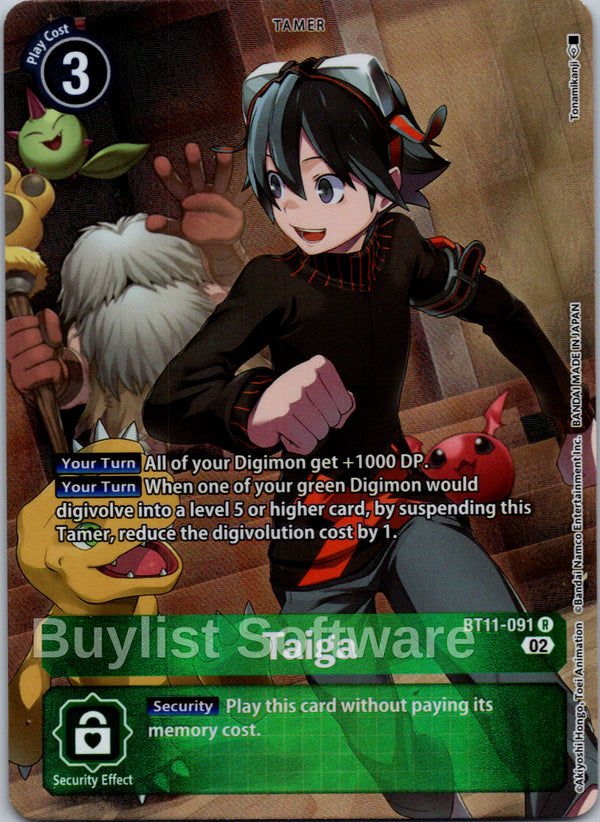 Taiga (Alternate Art) [BT11-091] [Dimensional Phase] Foil