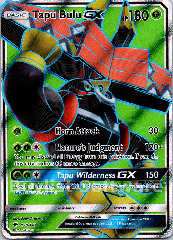 Tapu Bulu GX [130/147] [Burning Shadows] Holofoil