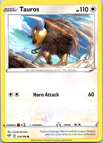 Tauros [134/189] [Darkness Ablaze]