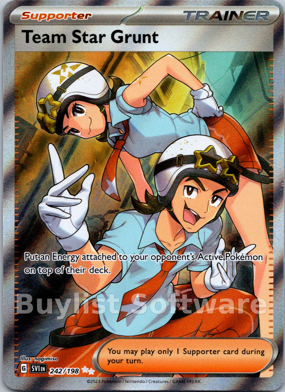 Team Star Grunt [242/198] [Scarlet & Violet Base Set] Holofoil