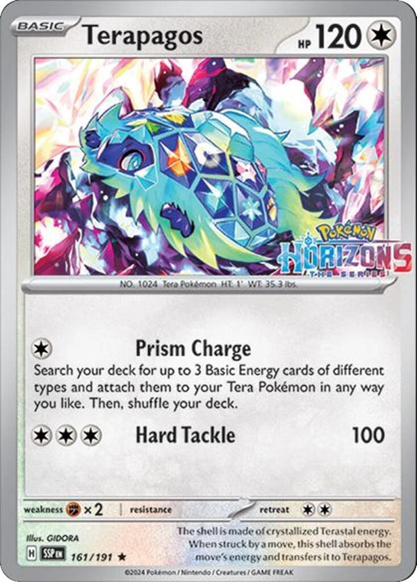 Terapagos (Horizons Stamp) [161/191] [Surging Sparks] Reverse Holofoil