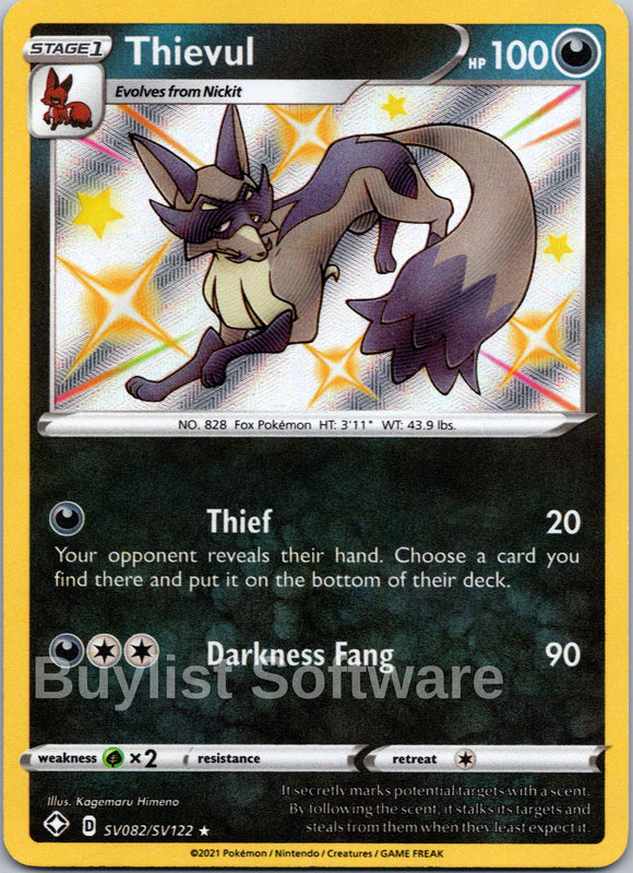 Thievul [SV082/SV122] [Shining Fates: Shiny Vault] Holofoil