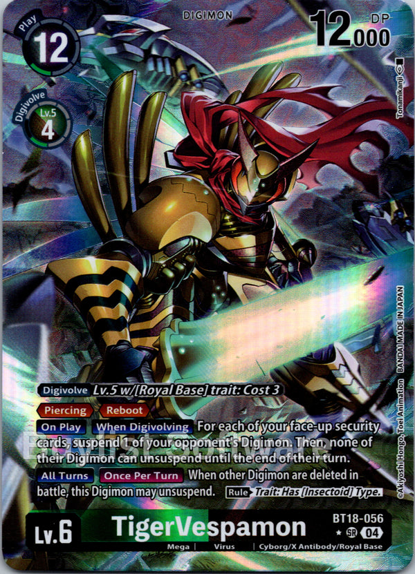 TigerVespamon (Alternate Art) [BT18-056] [Release Special Booster 2.0] Foil