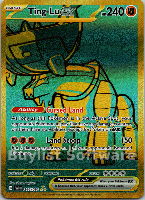 Ting-Lu ex [244/091] [Paldean Fates] Holofoil
