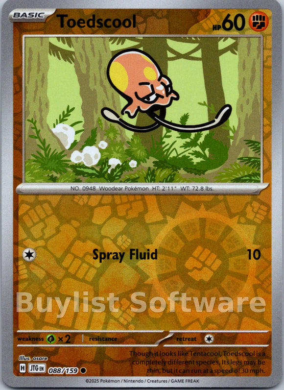 Toedscool [088/159] [Journey Together] Reverse Holofoil