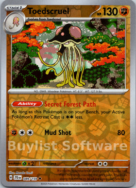 Toedscruel [089/159] [Journey Together] Reverse Holofoil