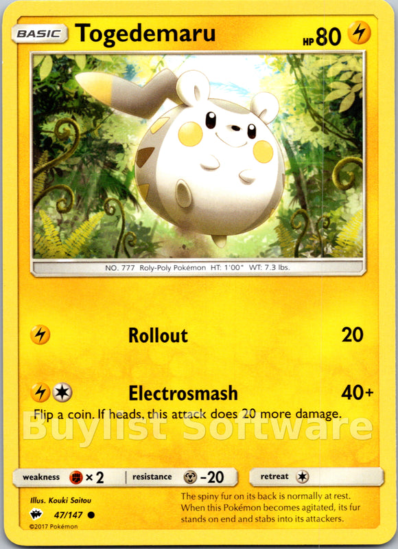 Togedemaru [47/147] [Burning Shadows]