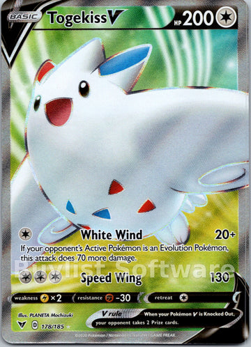 Togekiss V [178/185] [Vivid Voltage] Holofoil
